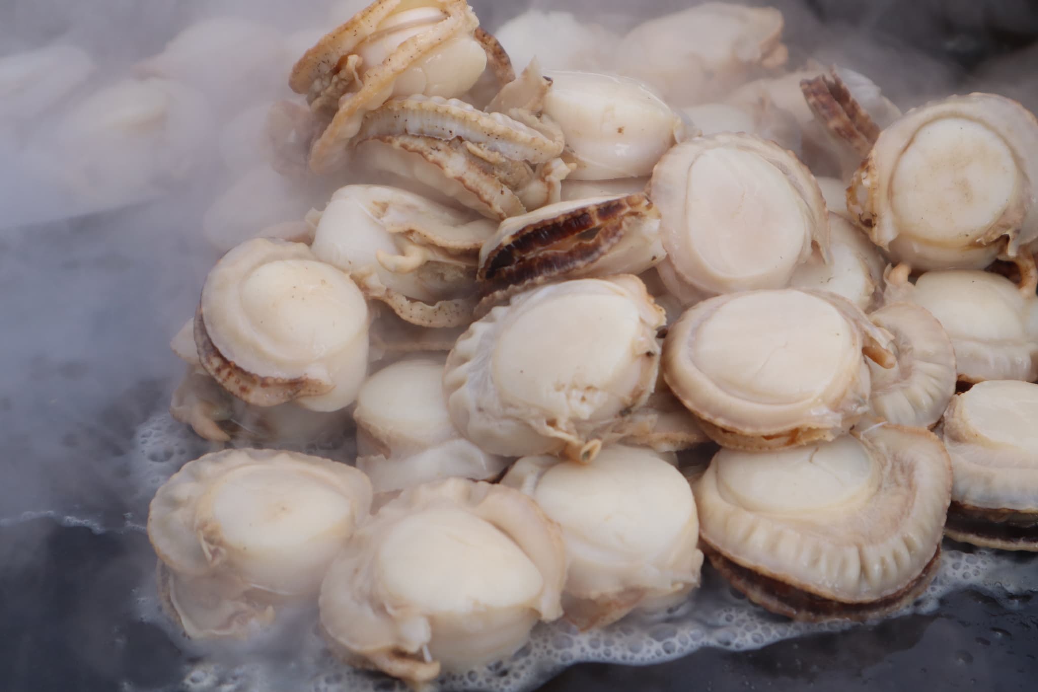 写真：ホタテの浜焼き